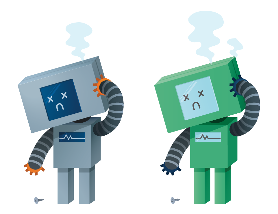 'Something Went Wrong' Robots