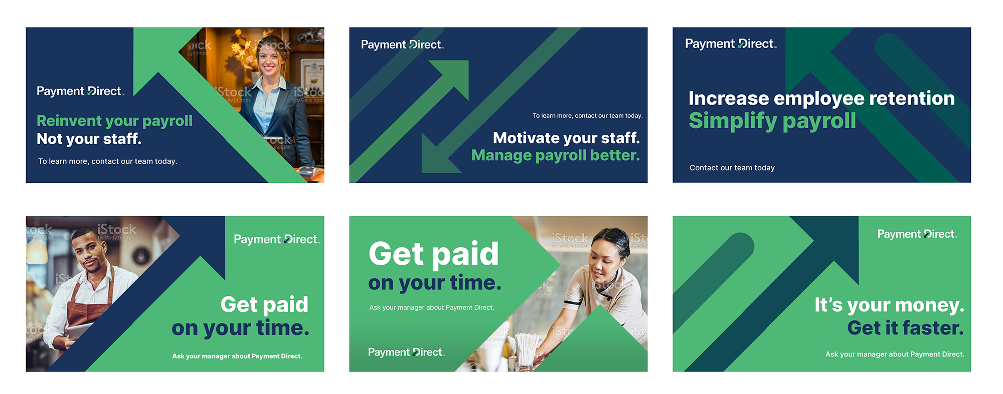 Payment Direct Social Media Graphics Set 2